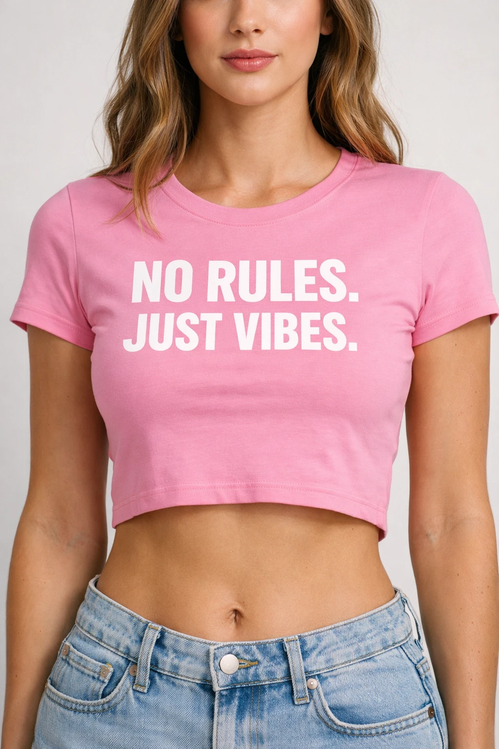 Pink crop top